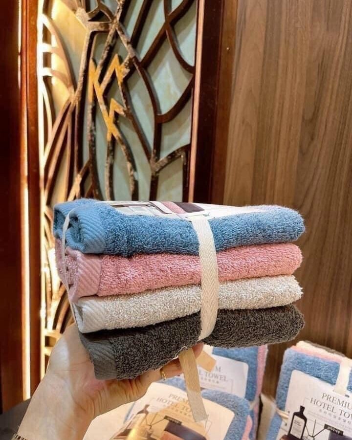 Set 4 khăn tắm cotton HOTEL TOWEL