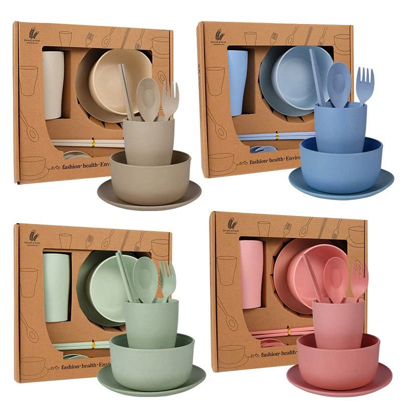 Bộ đồ ăn cao cấp từ sợi lúa mạch