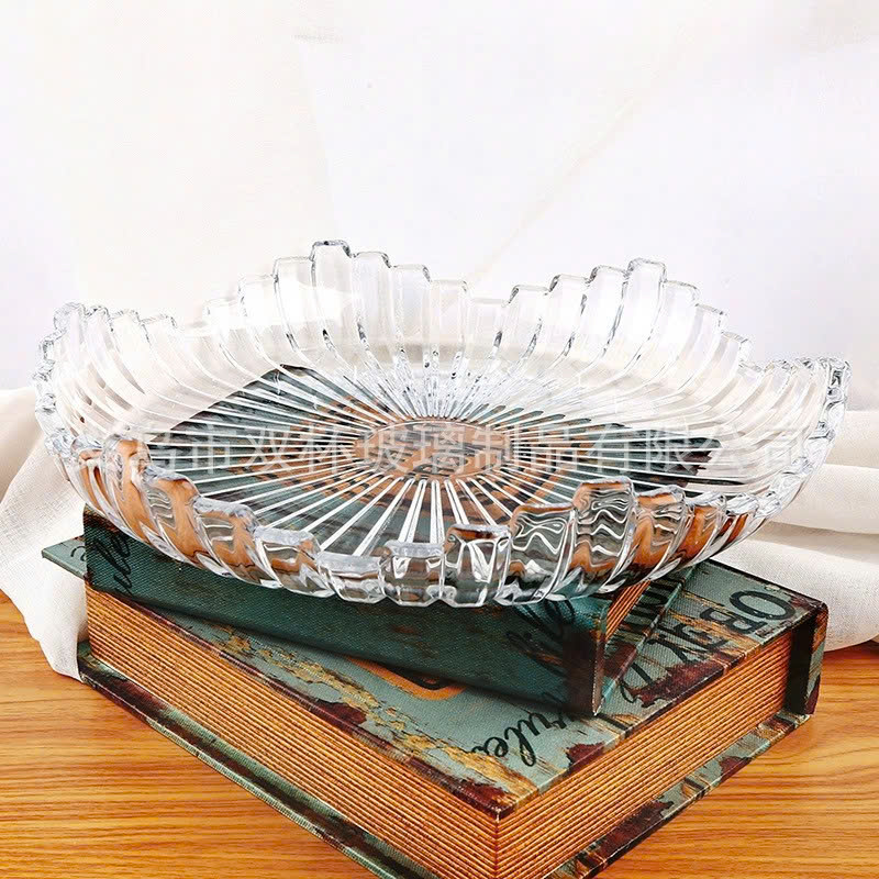 Dĩa thủy tinh ghềnh đá P2026-12A