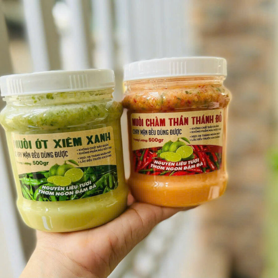 Combo 2 hũ muối chấm hải sản 500gr/hũ