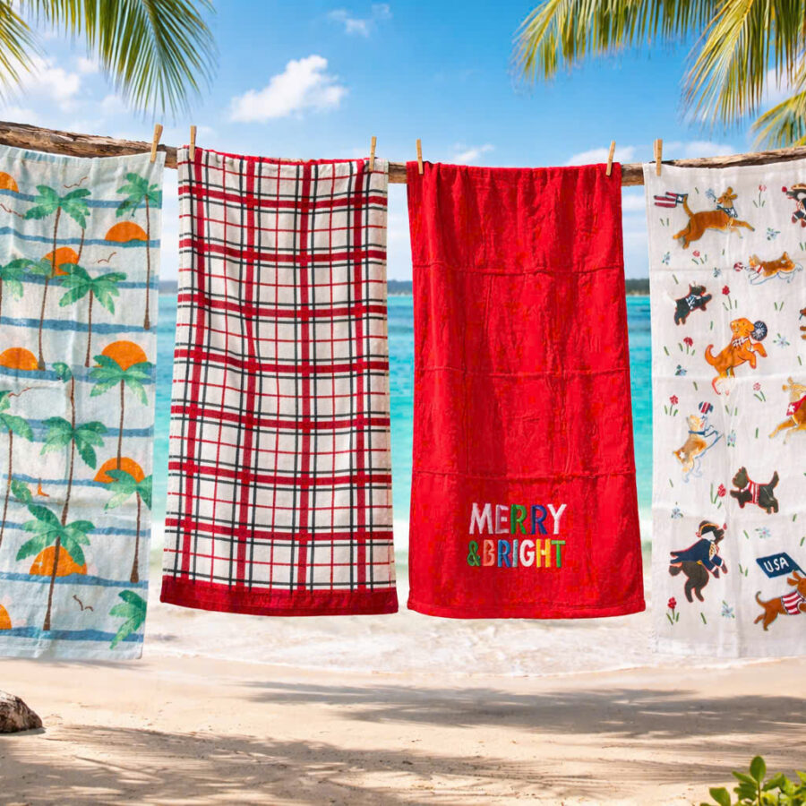 Khăn mặt, khăn tắm hoạt hình 37*65cm