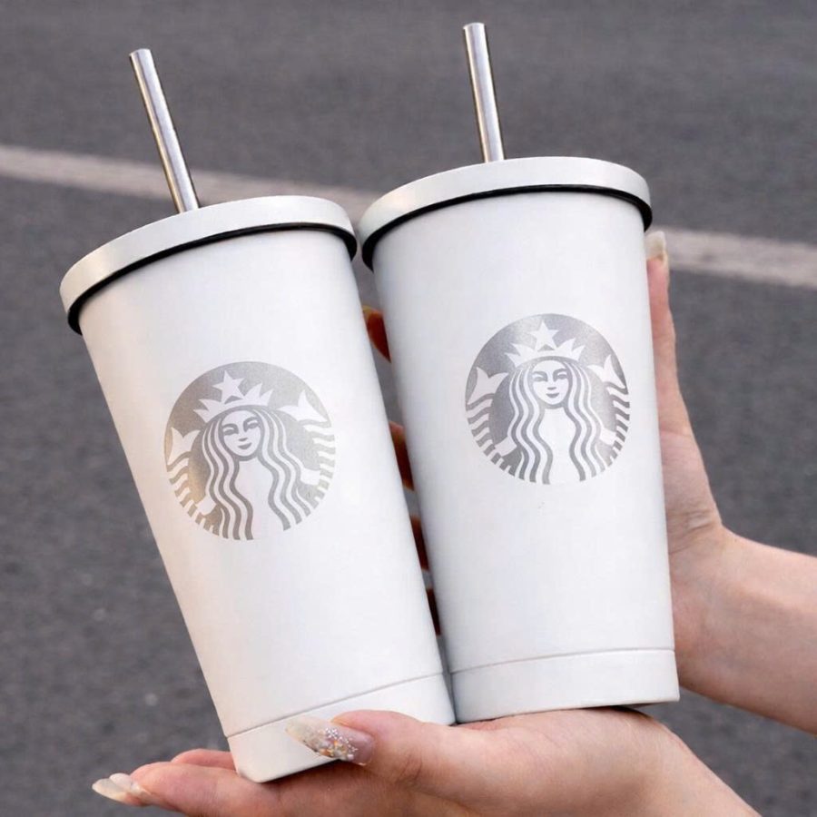Ly giữ nhiệt STARBUCK 500ml Trắng (V)