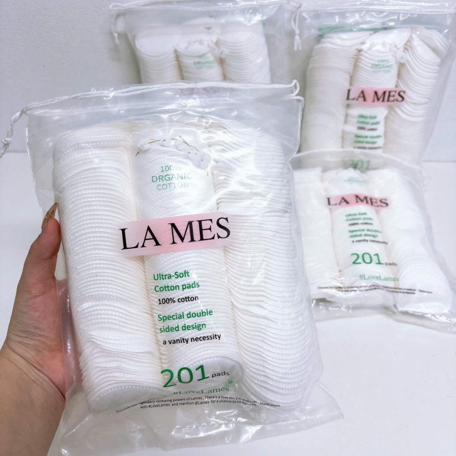 Bông Tẩy Trang Lames 201 Miếng Siêu Mềm Mịn