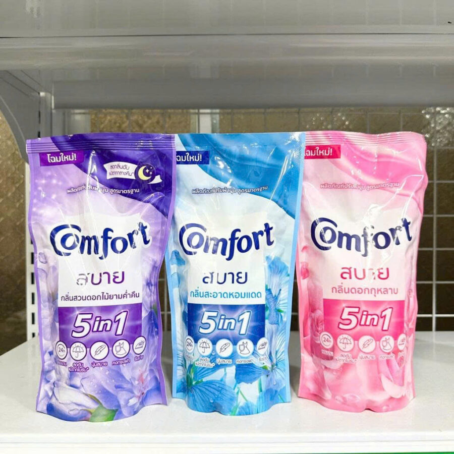 Set 3 túi nước xả vải Comfort Thái Lan 500ml (V)