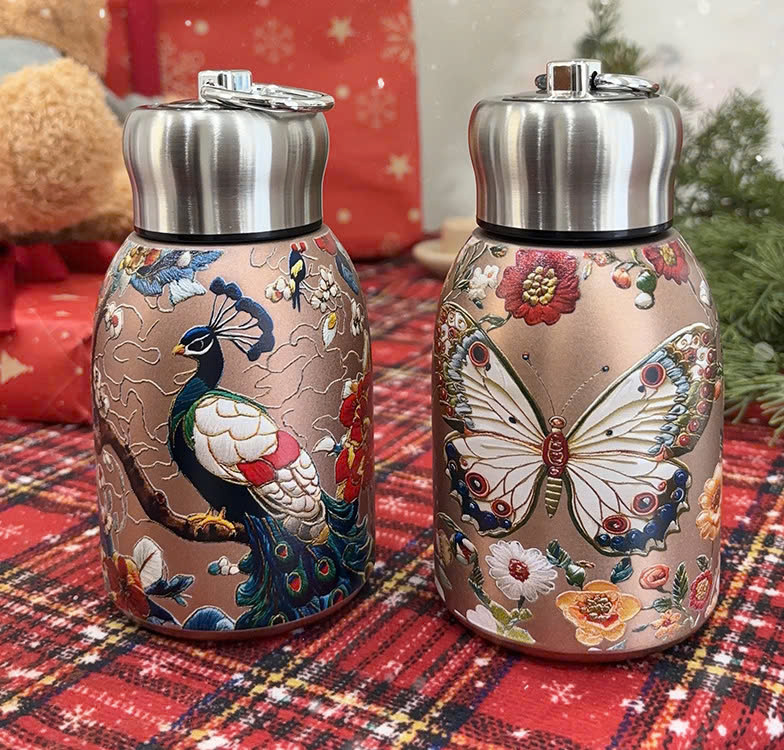 Bình giữ nhiệt họa tiết 300ml inox 316