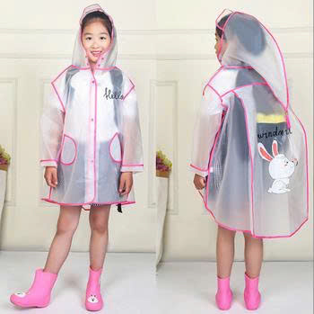 Áo mưa cho bé dễ thương (loại mang cặp sách)