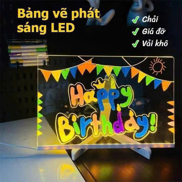 Bảng Vẽ Dạ Quang Cho Bé