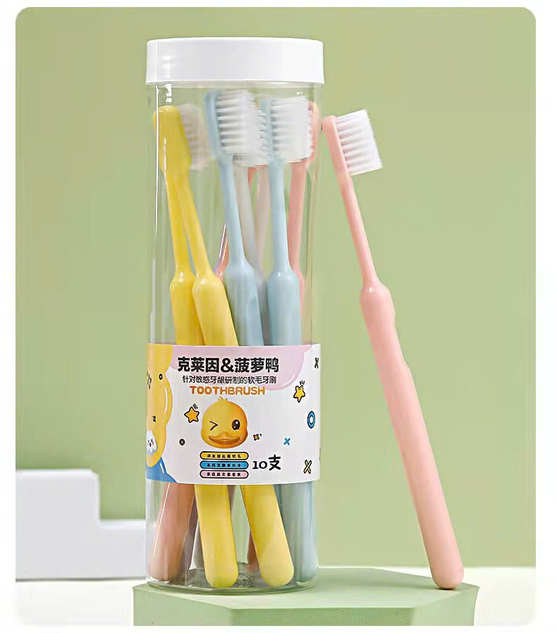 Hộp 10 bàn chải đánh răng cho bé (V)