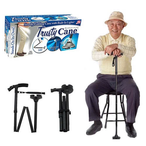 Gậy trusty cane gấp gọn đa năng (V)