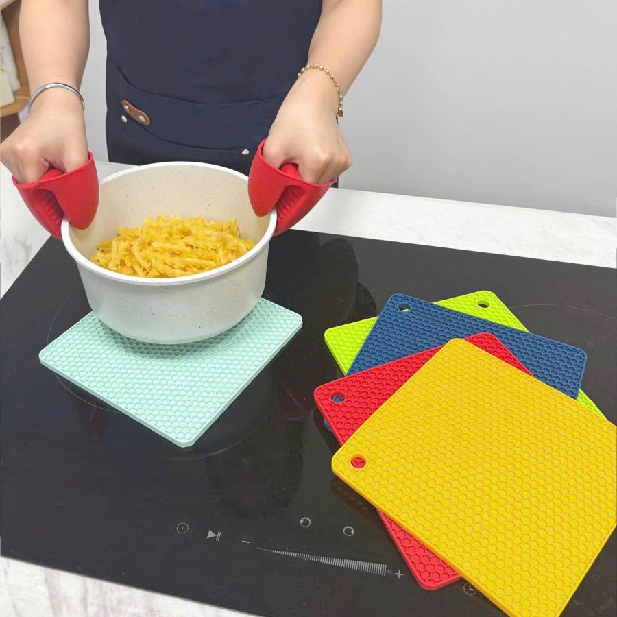 Set 5 tấm lót nồi chịu nhiệt, chống nóng (V)