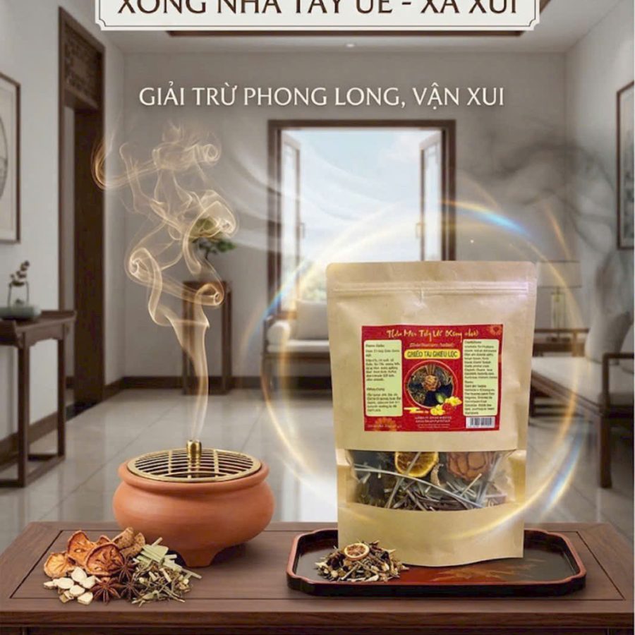 Gói xông nhà tẩy uế giúp chiêu tài lộc đại phát (V)