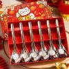 Bộ 6 muỗng inox cao cấp