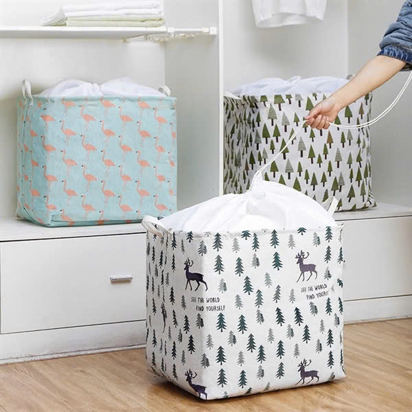 Túi vải đựng quần áo dây rút 50*40*50cm