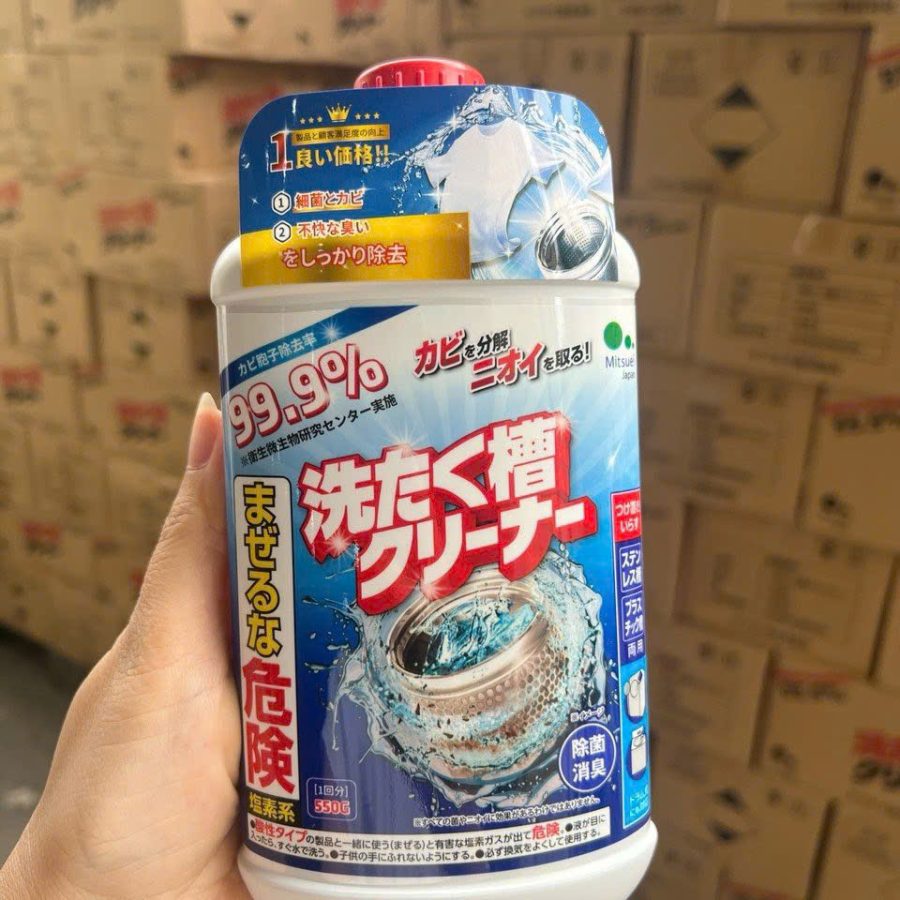 Chai Nước Tẩy Lồng Máy Giặt Nhật Bản 550ml (V)