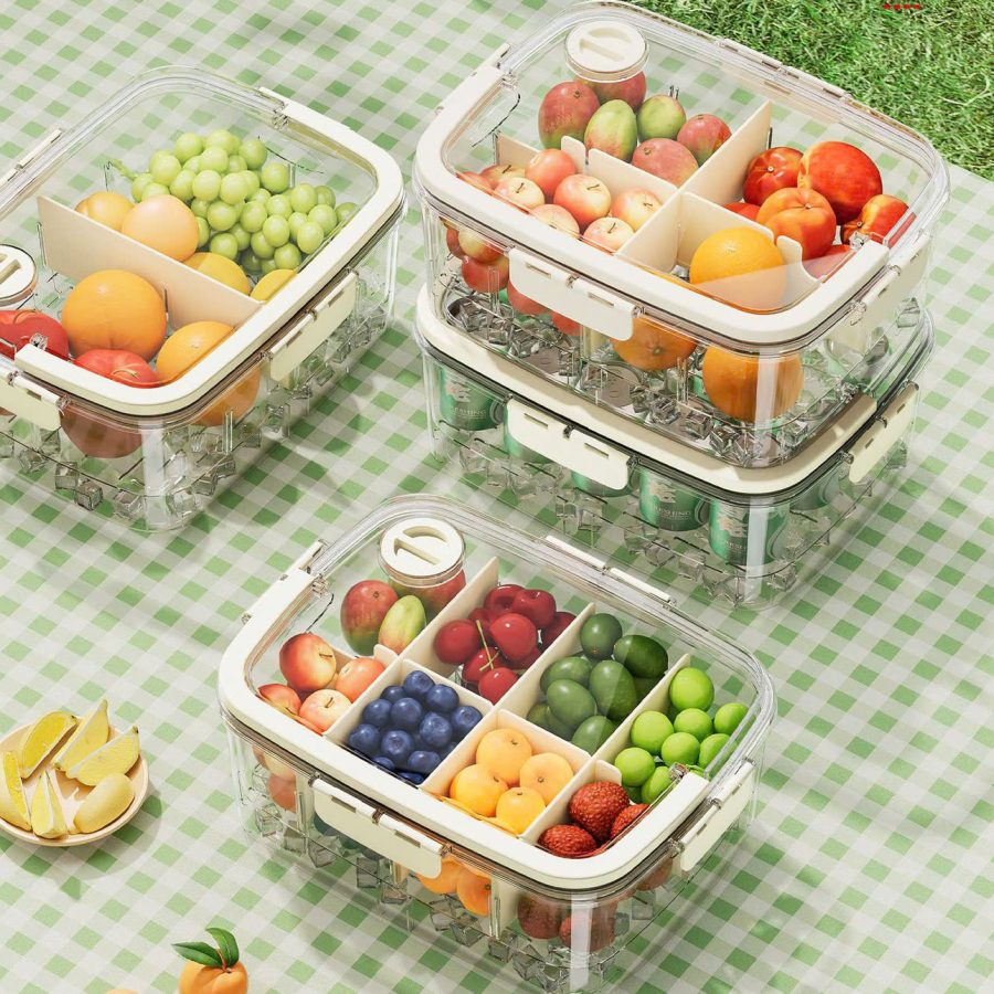 Hộp đựng thực phẩm 1-2L nắp kín