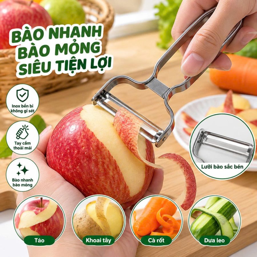 Dao bào inox (V)