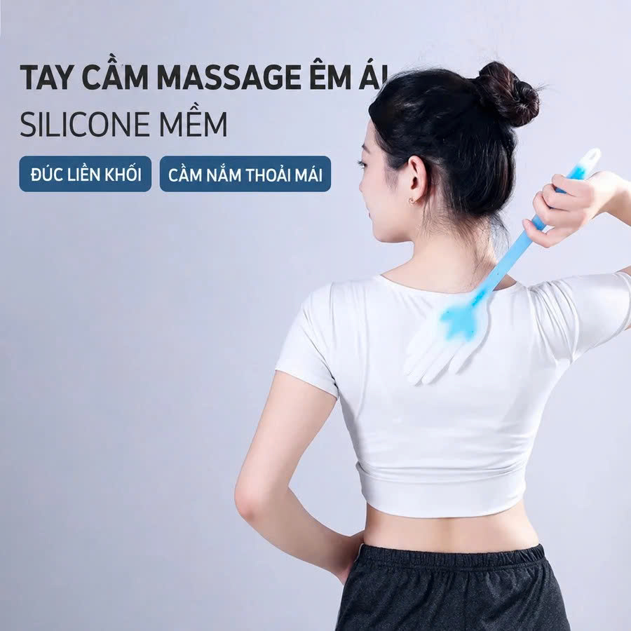 Dụng cụ massage silicon cầm tay 38cm (V)